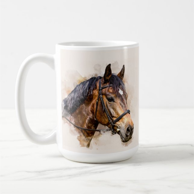 Horse Head Mug (Left)