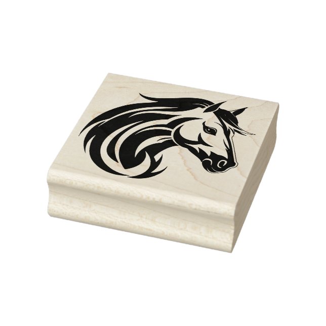 Horse head rubber stamp (Stamp)