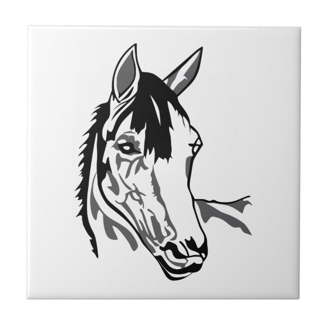 Horse head tile (Front)