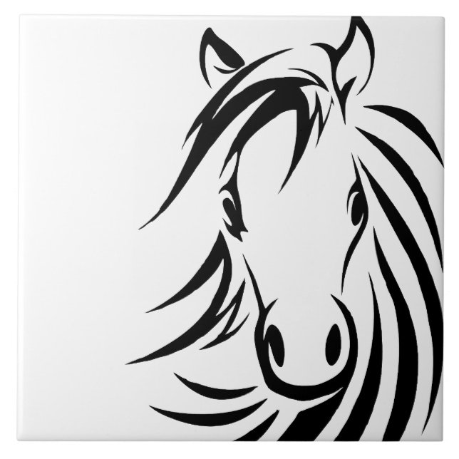 Horse Head Tile (Front)