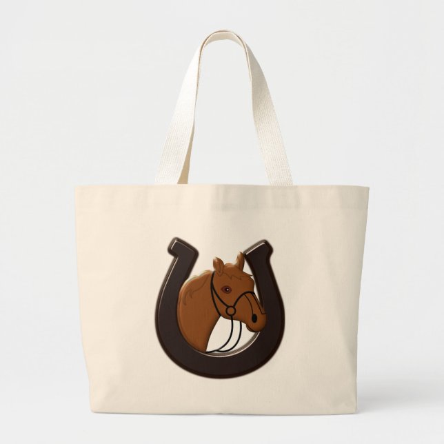Horse Head Tote Bag (Front)