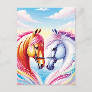 Horse heart postcard