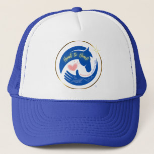 Horse Heart to Heart Healing Vibes Logo Trucker Hat