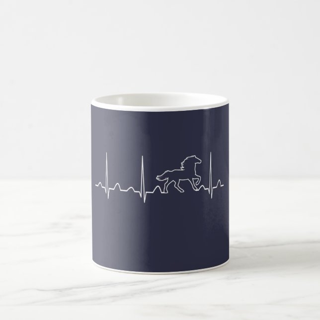 HORSE HEARTBEAT COFFEE MUG (Center)