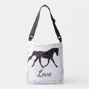 Horse, Hearts and Love Crossbody Bag