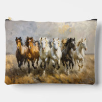 Horse Herd Galloping Mustang Painting