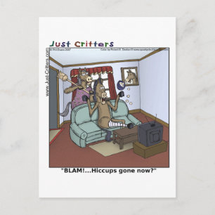 Horse Hiccups Postcard