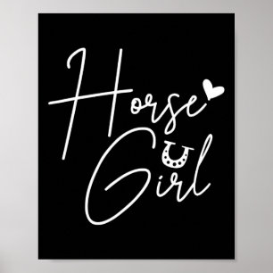 Horse Horseback Riding Girl Poster