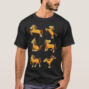 Horse horses cute riding gift gift idea funny pony T-Shirt