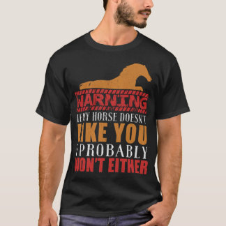 Horse Horses Horse Racing Riding Horseman Gift dre T-Shirt