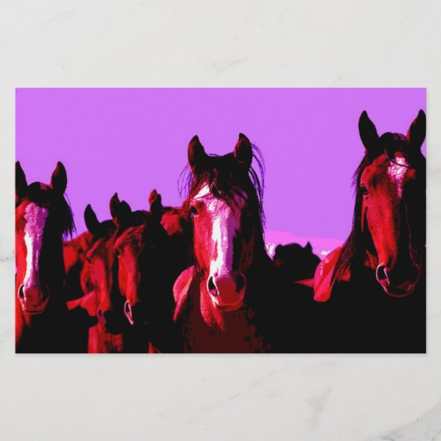 Horse - Horses Stationery (Front)