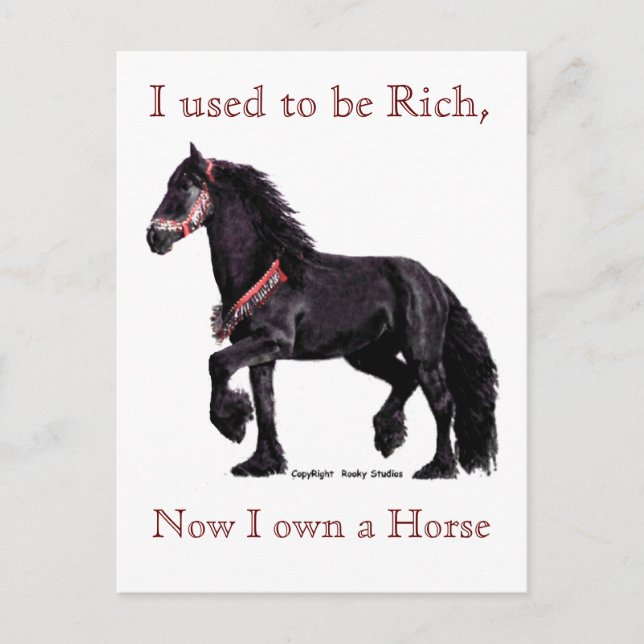 Horse Humour Postcards (Front)