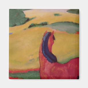 Horse in a landscape, 1910 magnet