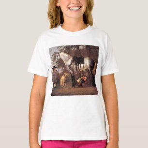 Horse in a Landscape Aelbert Cuyp T-Shirt