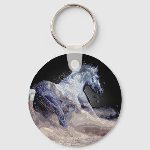 Horse in Action Keychain