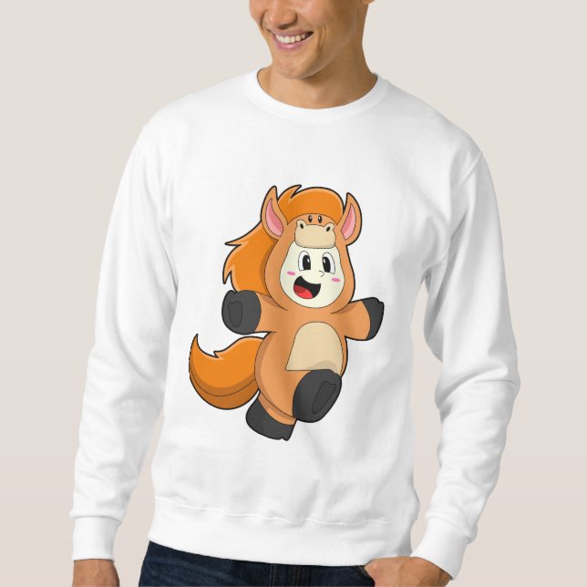 Horse in Costume Sweatshirt (Front)