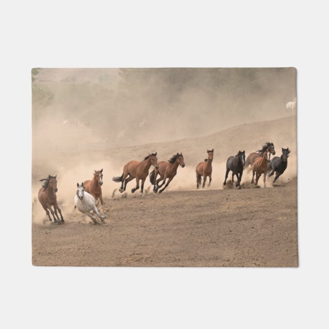 Horse In Fall II Doormat (Front)