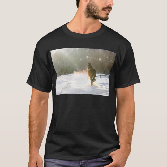 Horse in the snow T-Shirt