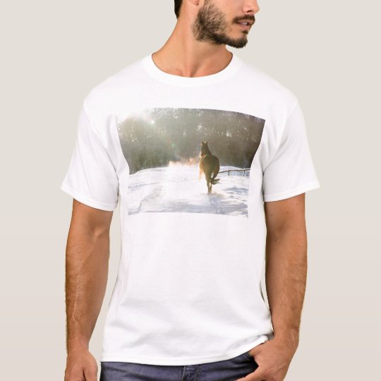 Horse in the snow T-Shirt