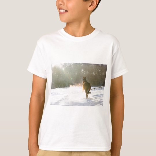 Horse in the snow T-Shirt