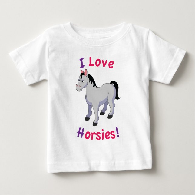 horse infant t-shirt (Front)