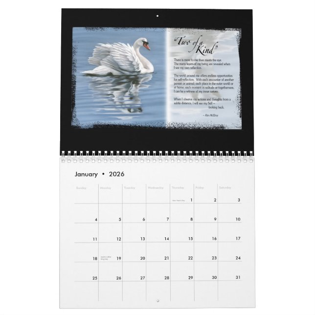 Horse Inspiration Calendar, ©Kim McElroy 20... Calendar (Jan 2026)