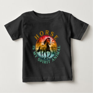 Horse is my spirit animal baby T-Shirt