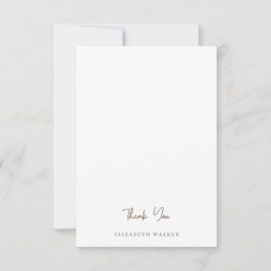 Horse It's a Boy Baby Shower White Thank You  Card