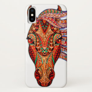 Horse jewel mosaic colorful cowgirl equestrian Case-Mate iPhone case