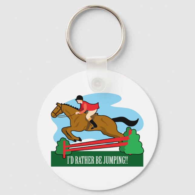 Horse Jump Keychain (Front)