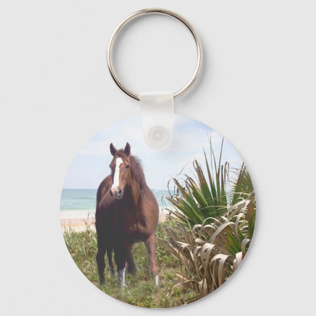 Horse Keychain Beach (Front)