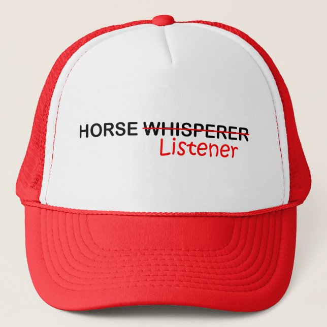 Horse Listener Trucker Hat (Front)