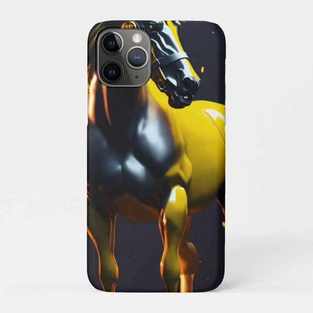 Horse Logo iPhone 11 Barely There Case (Back)