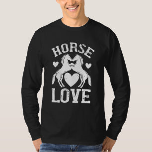 Horse Love Draught Horses Love Saying Equestrian S T-Shirt
