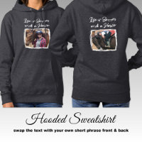 Horse lover 2 photo equestrian white grey