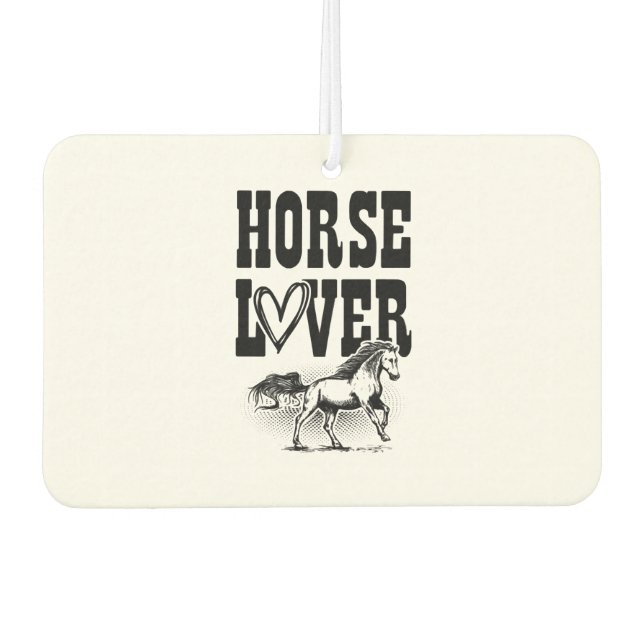 Horse lover air freshener (Front)