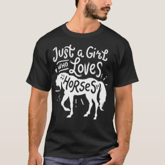 Horse Lover animals witch T-Shirt