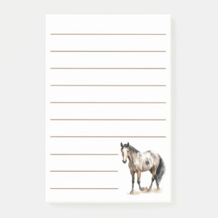 Horse Lover Equestrian & Horseback Riding Cowgirl Post-it Notes
