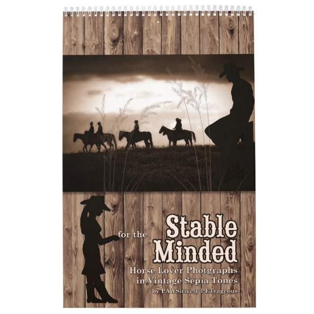 Horse Lover for the Stable Minded Yearly Calendar (Cover)
