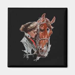Horse Lover Gift For Girls Women Who Love Horses  Magnet