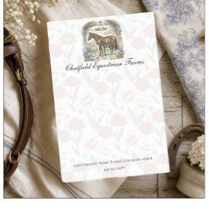 Horse Lover Gift Stationery   Post-it Notes