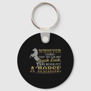 Horse Lover Gift Women Equestrian Girl Horseback R Keychain