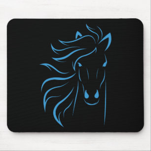 Horse Lover Gifts Womens Equestrian Men Horseback  Mouse Pad