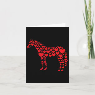 Horse Lover Heart Gift Horseback Rider &amp; Ridin Card