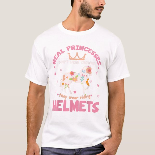 Horse Lover Horse Girl T Shirt (Front)