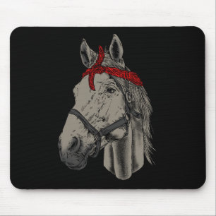Horse Lover Horseback Riding Hay Horse Rider Mouse Pad
