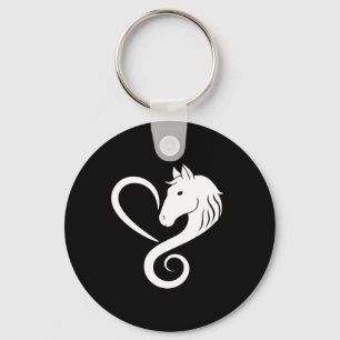 Horse Lover Horseback Riding Western Cowgirl Ranch Keychain