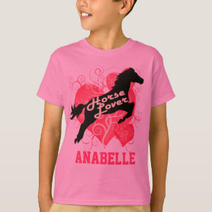 Horse Lover Personalized Anabelle T-Shirt