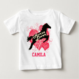 Horse Lover Personalized Camila Baby T-Shirt
