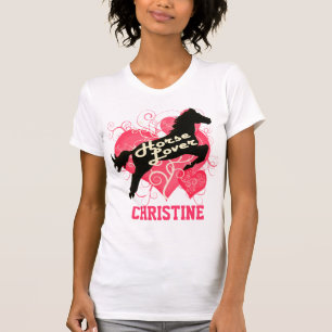 Horse Lover Personalized Christine T-Shirt